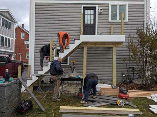 Hall St. Waltham Deck Rebuild